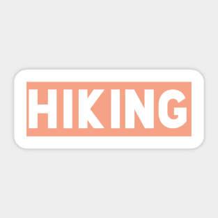 Hiking t-shirt designs Sticker